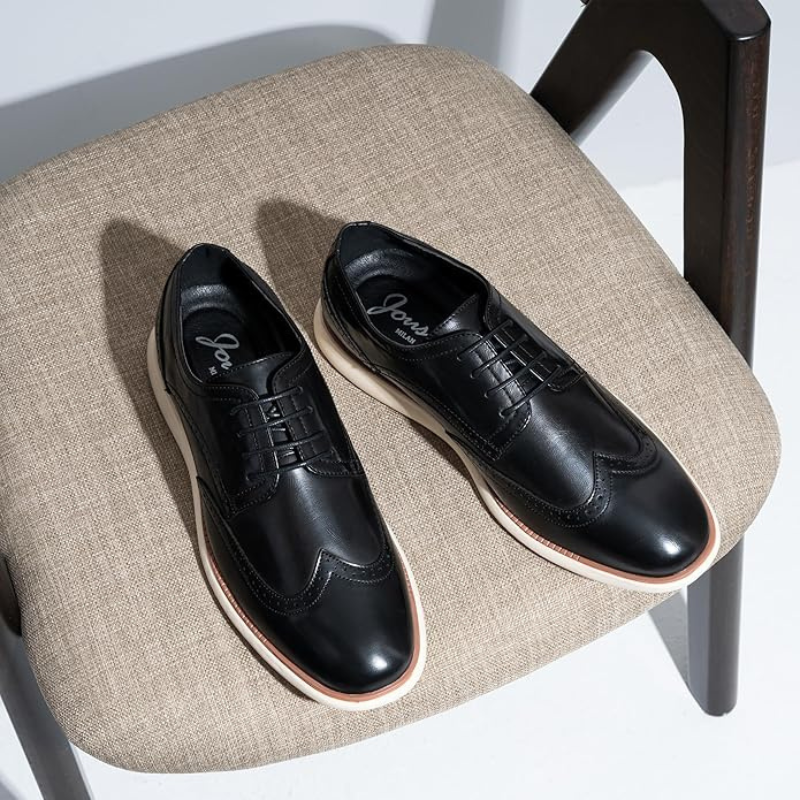 Hans-Dieter | Braune Brogue-Freizeitschuhe