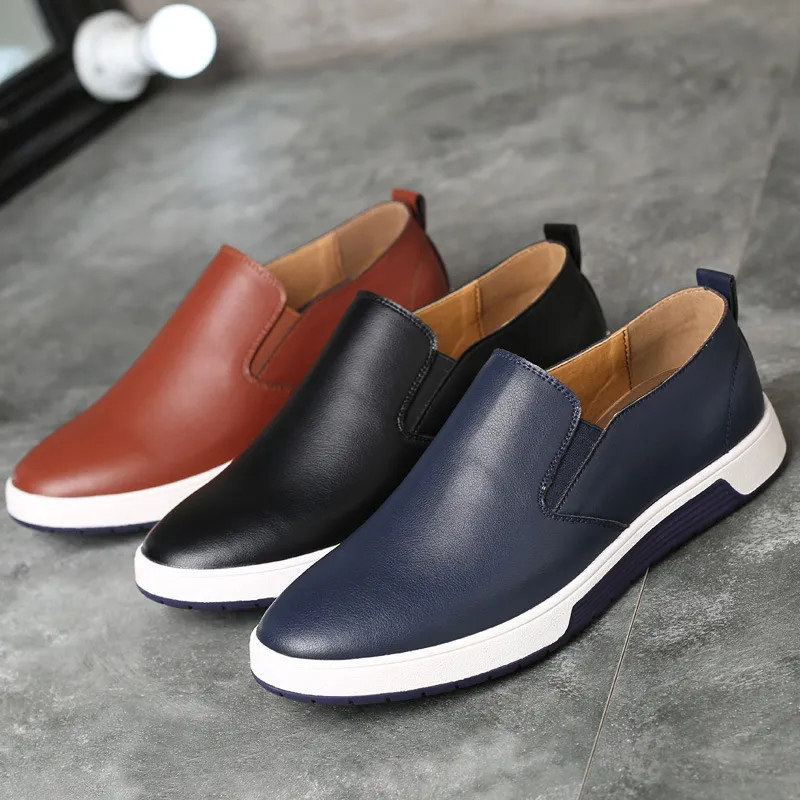 Daniel | Schwarze Freizeit-Slipper