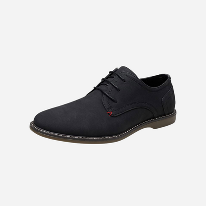 Robert | Braune Derby-Schuhe in Veloursoptik