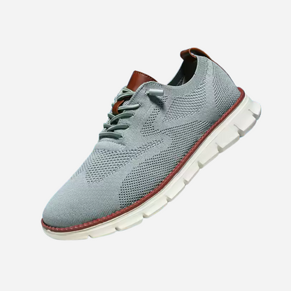 Eduard | Cremefarbene Strick-Sneaker