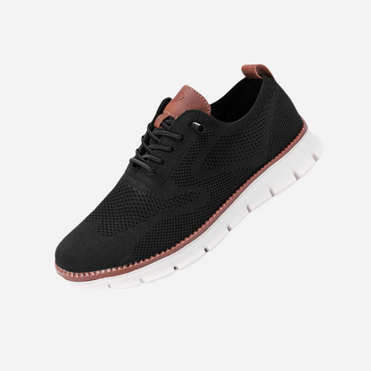 Eduard | Cremefarbene Strick-Sneaker