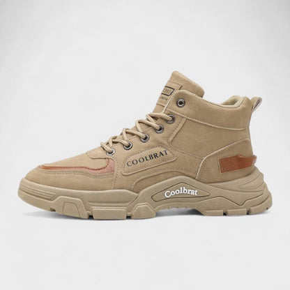 Fridolin | Beige High-Top-Outdoor-Sneaker