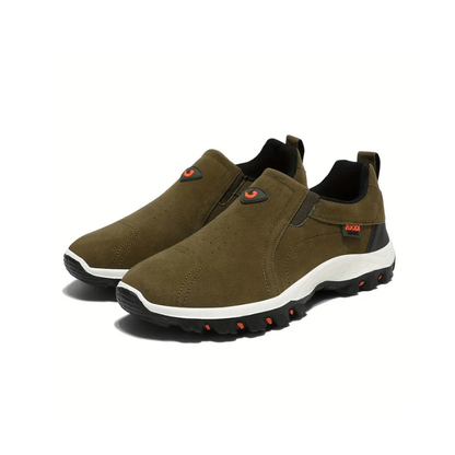 Jens | Cognacfarbene Freizeit-Slipper