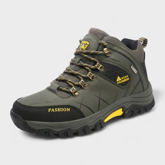 Christian | Grüne Outdoor-Schnürschuhe