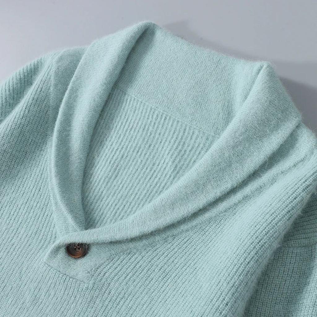 Selma-Marie | Pullover in Kaschmir-Optik mit Schalkragen