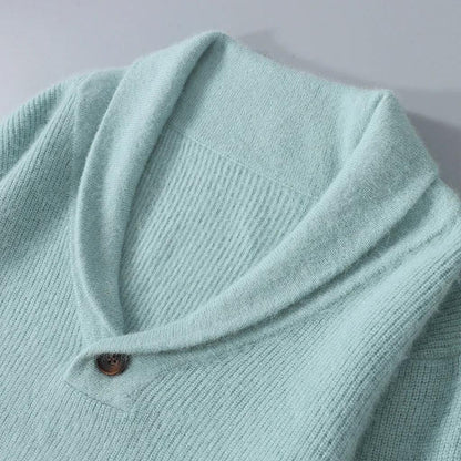 Selma-Marie | Pullover in Kaschmir-Optik mit Schalkragen