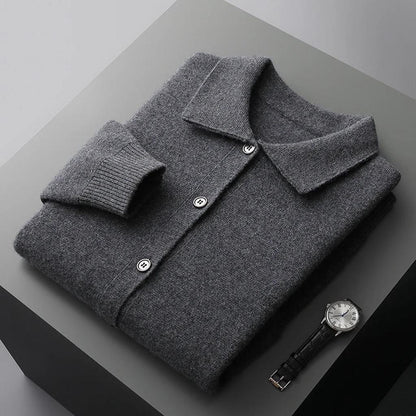 Nina-Luise | Cardigan in Kaschmir-Optik mit zwei Taschen