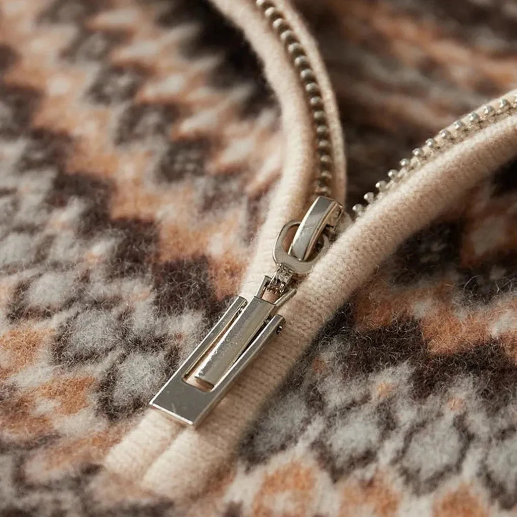 Dorle-Luise | Pullover in Kaschmir-Optik mit alpinem Muster