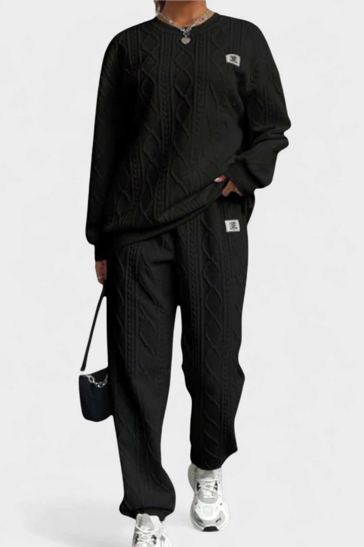 Skye | Zopfmusterpullover & Hose Set