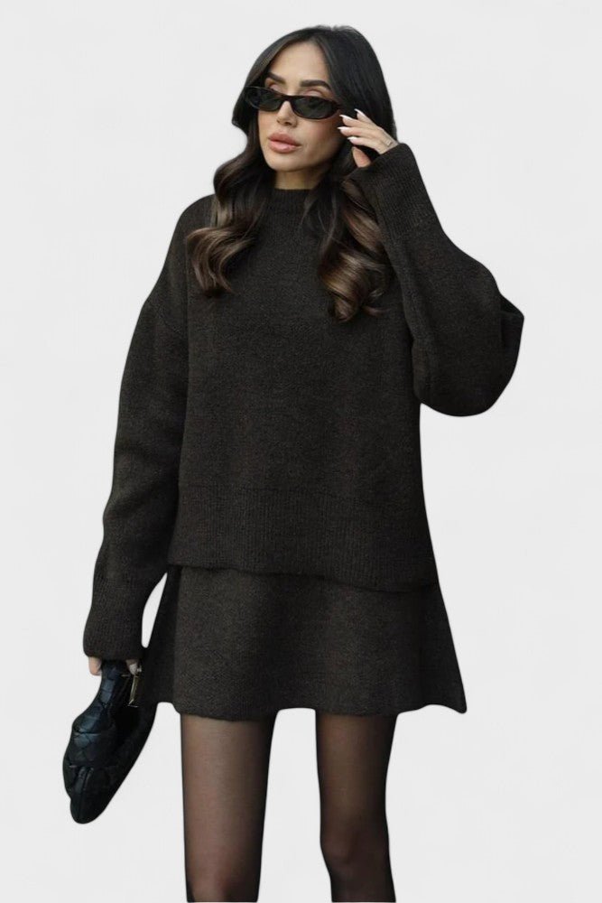 Susanna | Longline-Strickpullover & Rock Set