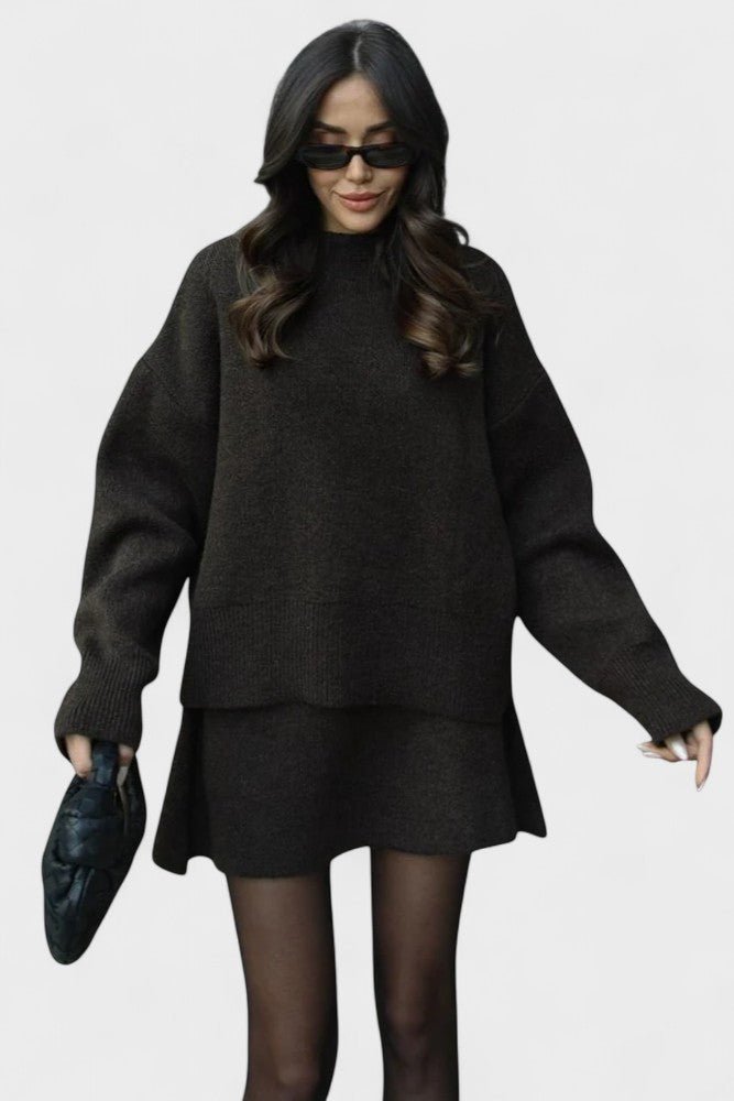 Susanna | Longline-Strickpullover & Rock Set