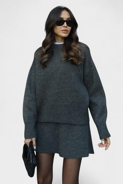 Susanna | Longline-Strickpullover & Rock Set