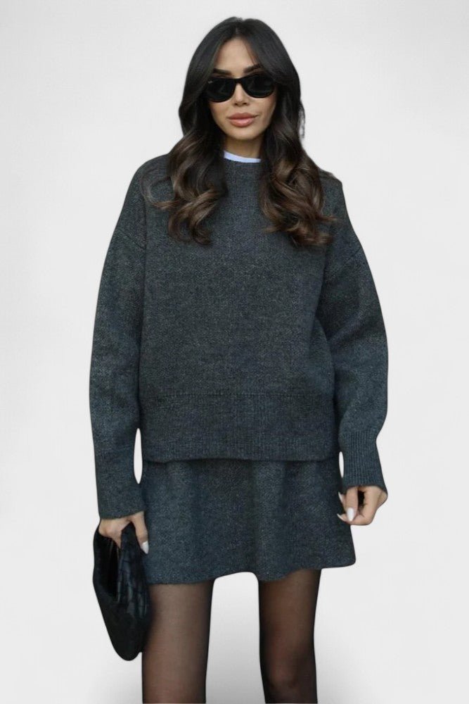 Susanna | Longline-Strickpullover & Rock Set