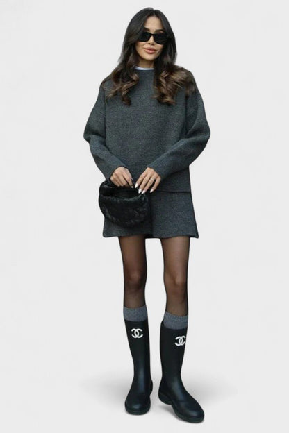 Susanna | Longline-Strickpullover & Rock Set