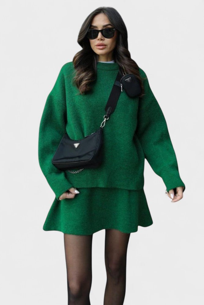 Susanna | Longline-Strickpullover & Rock Set