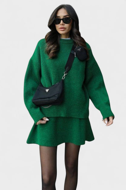 Susanna | Longline-Strickpullover & Rock Set