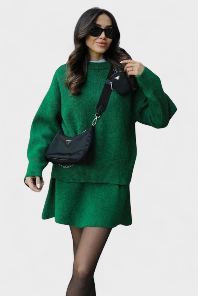 Susanna | Longline-Strickpullover & Rock Set