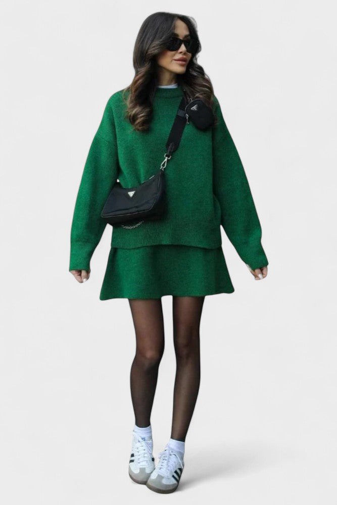 Susanna | Longline-Strickpullover & Rock Set