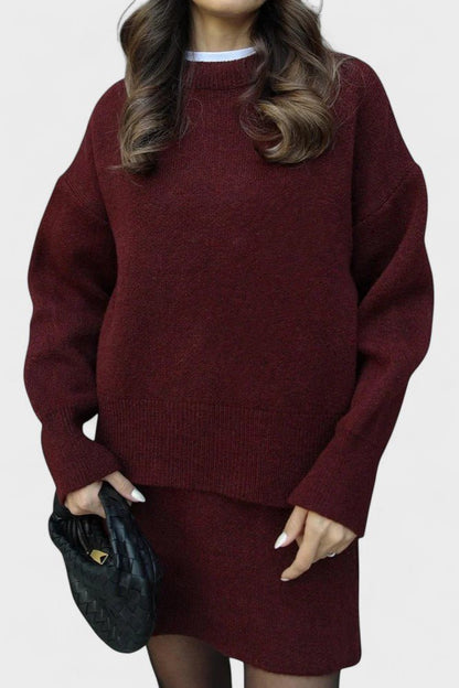 Susanna | Longline-Strickpullover & Rock Set