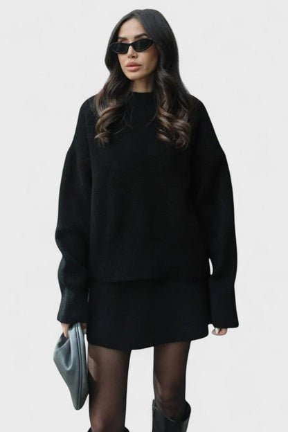 Susanna | Longline-Strickpullover & Rock Set