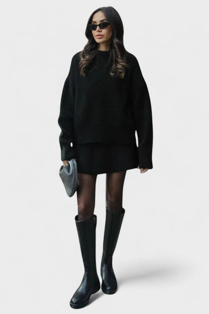 Susanna | Longline-Strickpullover & Rock Set
