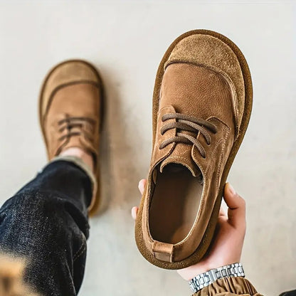 Wolfgang | Braune Freizeit-Schnürschuhe