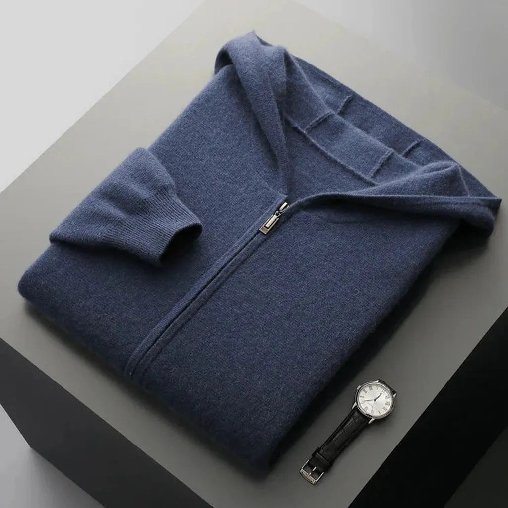 Sabine-Marie | Zip-Hoodie in Kaschmir-Optik