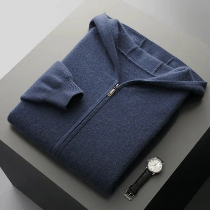 Sabine-Marie | Zip-Hoodie in Kaschmir-Optik