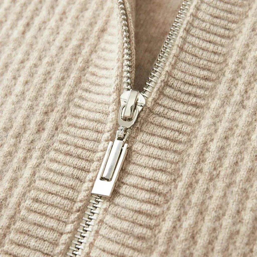 Petra-Marie | Zip-Hoodie in Kaschmir-Optik