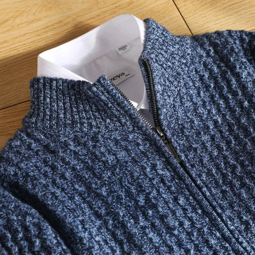 Wiebke-Marie | Pullover in Kaschmir-Optik mit Strukturmuster