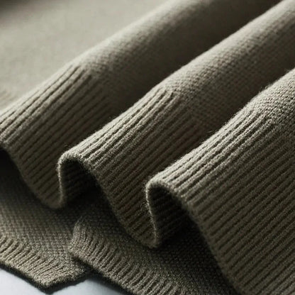Lore-Luise | Cardigan in Kaschmir-Optik mit gestreiften Ärmeln
