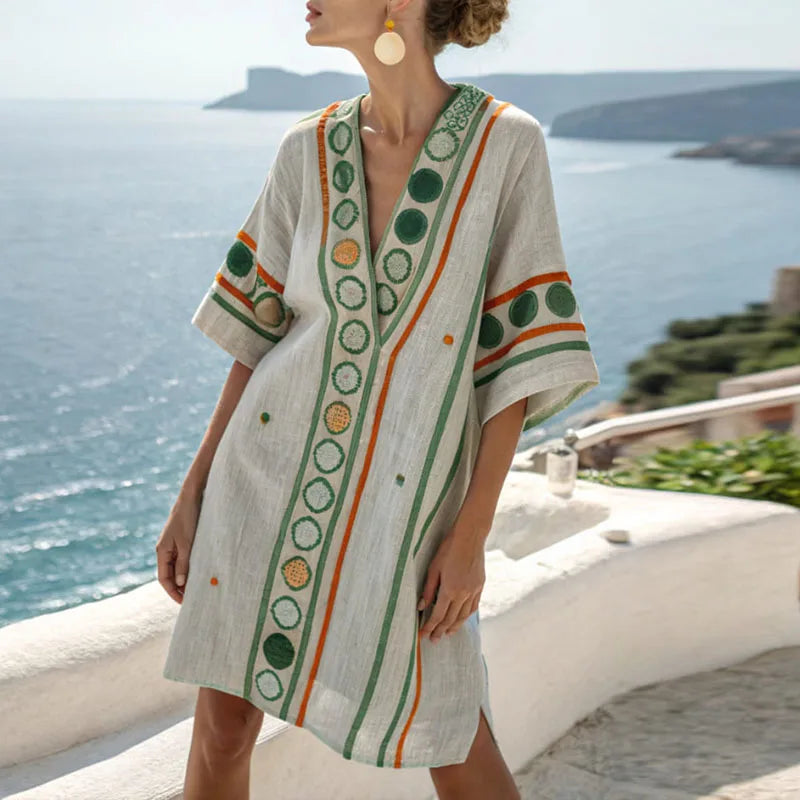 Inge-Luise | Vielseitiges Kleid in Leinenoptik mit ruhigem Charme