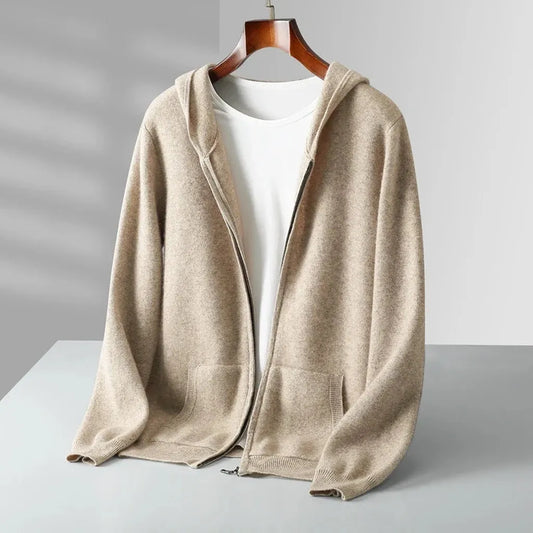 Sabine-Marie | Zip-Hoodie in Kaschmir-Optik