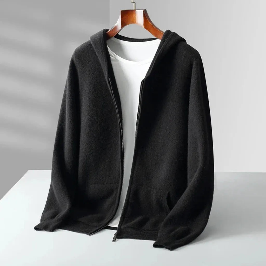 Sabine-Marie | Zip-Hoodie in Kaschmir-Optik