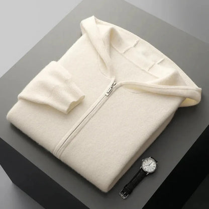 Sabine-Marie | Zip-Hoodie in Kaschmir-Optik