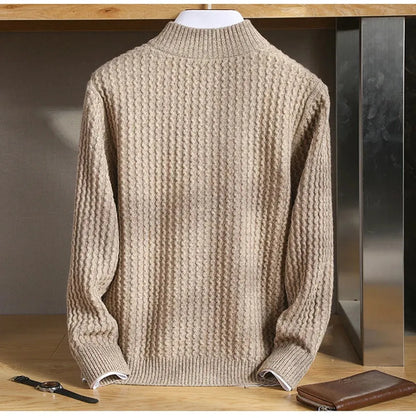Wiebke-Marie | Pullover in Kaschmir-Optik mit Strukturmuster