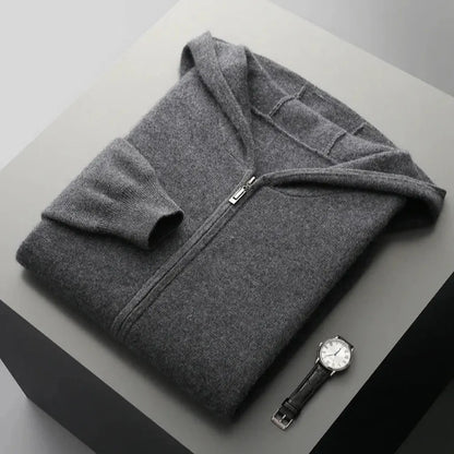 Sabine-Marie | Zip-Hoodie in Kaschmir-Optik