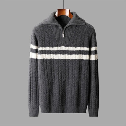 Paula-Luise | Pullover in Merino-Optik mit Streifen