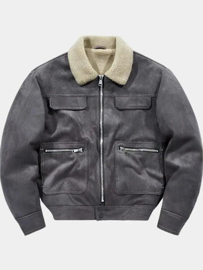 Wolfram | Camelfarbene Jacke mit Teddykragen