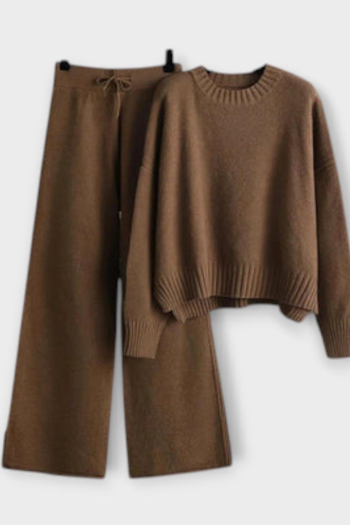 Shelley | Rollkragen-Strickpullover & Hose Set
