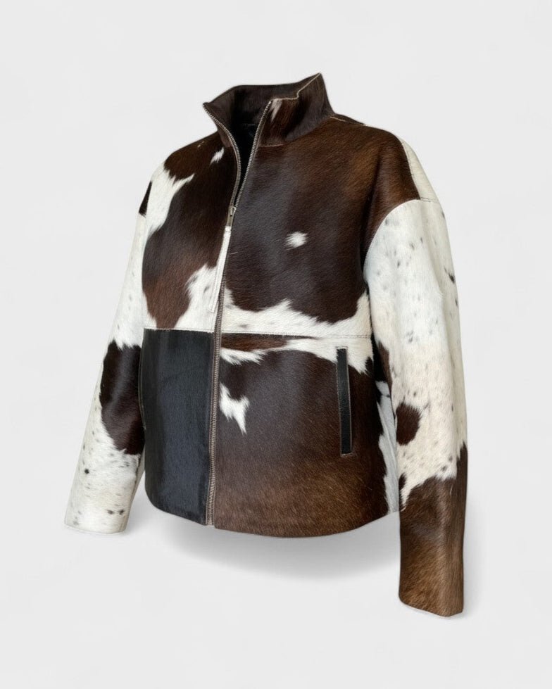 Shelley | Jacke mit Kuhfellmuster