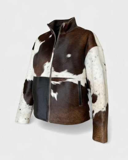 Shelley | Jacke mit Kuhfellmuster