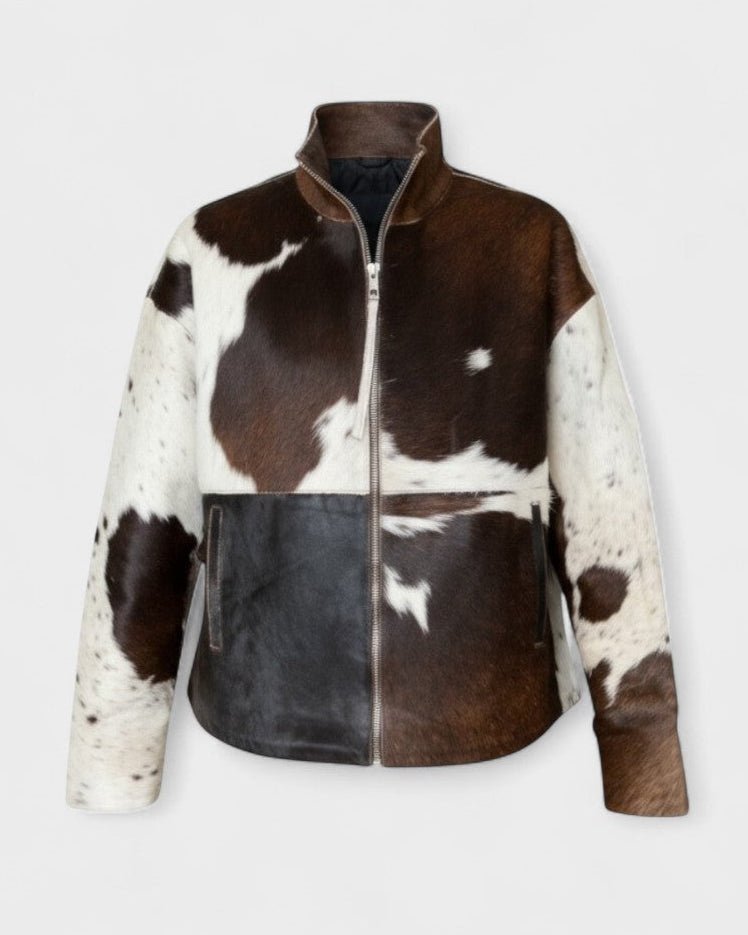 Shelley | Jacke mit Kuhfellmuster