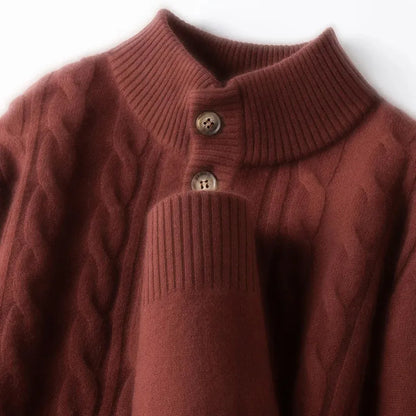 Magda-Luise | Pullover in Kaschmir-Optik im schmalen Schnitt