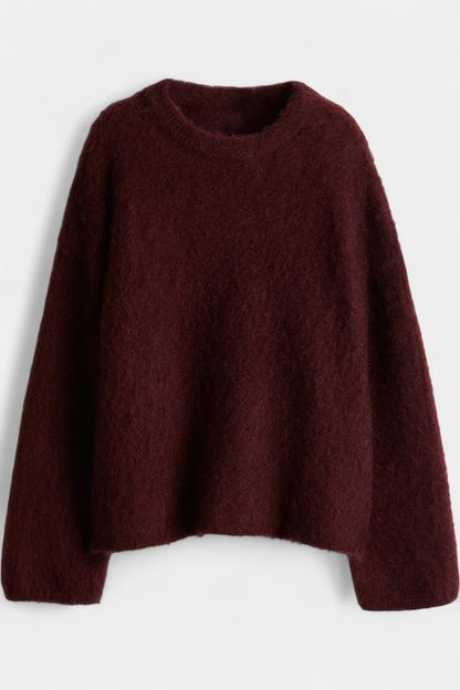 Celeste | Strickpullover & Plisseerock Set