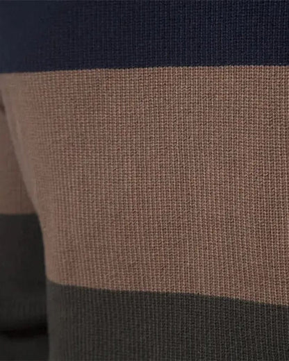 Simon | Colorblock-Strickjacke mit Reißverschluss