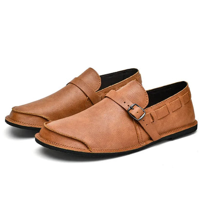 Johannes | Loafer in Lederoptik mit Schnalle