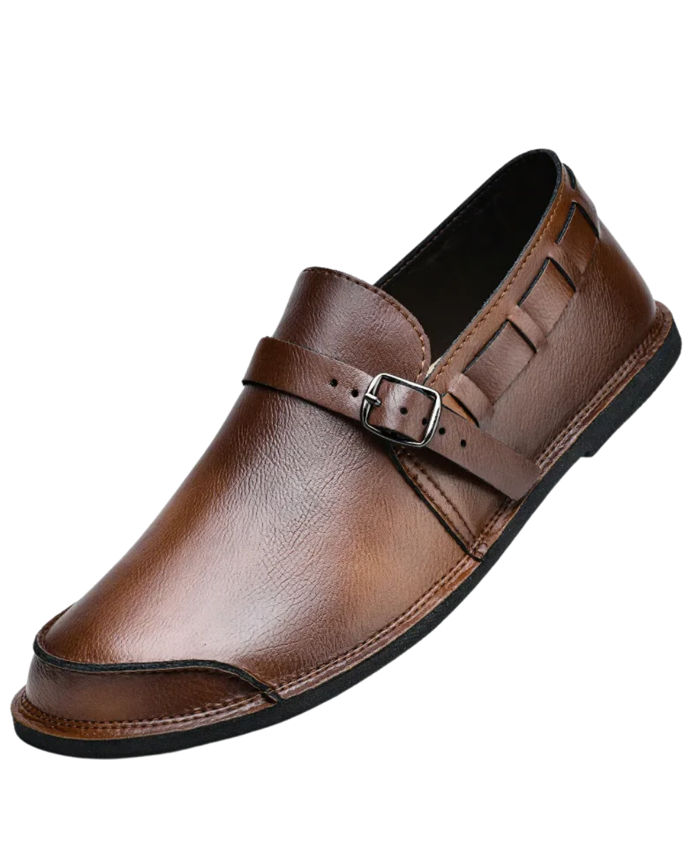 Johannes | Loafer in Lederoptik mit Schnalle