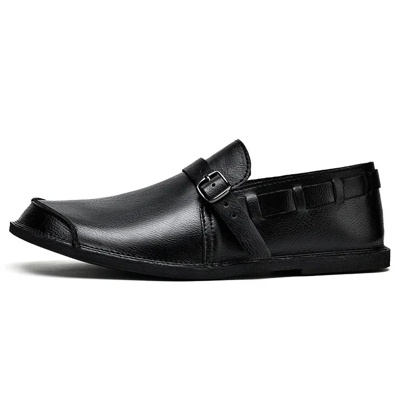 Johannes | Loafer in Lederoptik mit Schnalle
