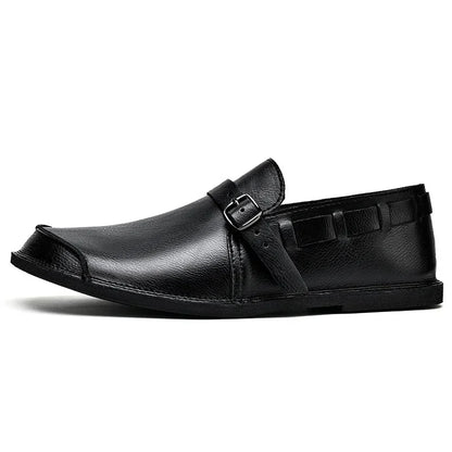 Johannes | Loafer in Lederoptik mit Schnalle